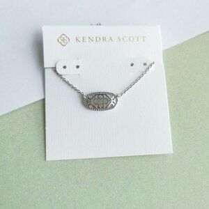 Kendra Scott Elisa Silver Filigree Necklace - Silver